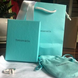 Tiffany T Ring in Sterling silver.  New, never worn, all original packaging.